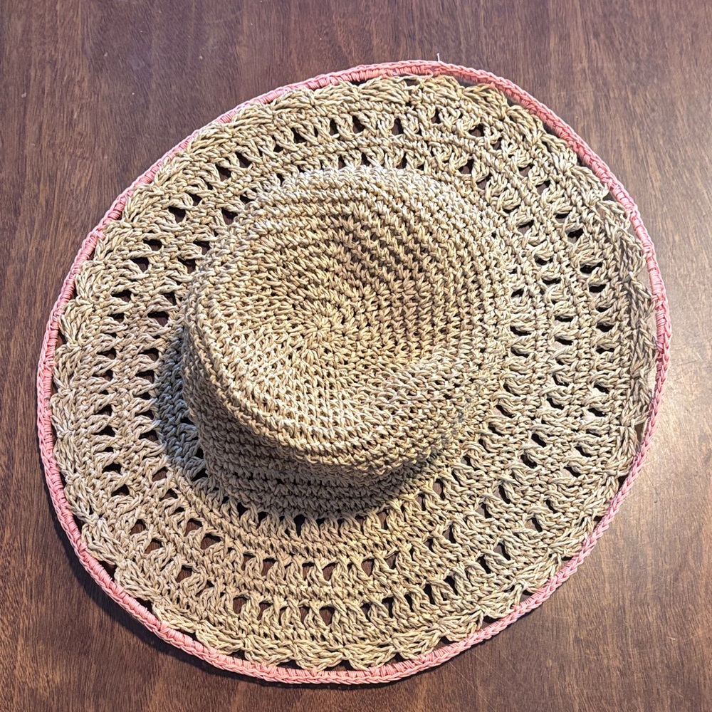 Aerie from Urban Outfitters Beige Woven Hat
